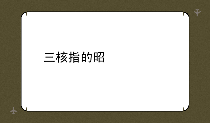 三核指的是什么