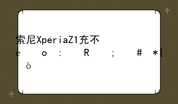 索尼XperiaZ1充不进去电怎么