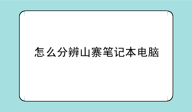 怎么分辨山寨笔记本电脑