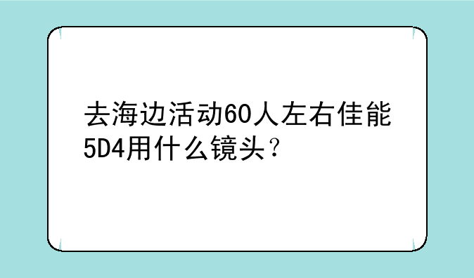 去海边活动60人左右佳能