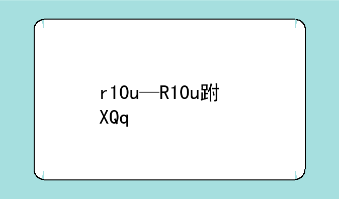 r10u—R10u跟r26t