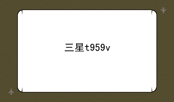 三星t959v
