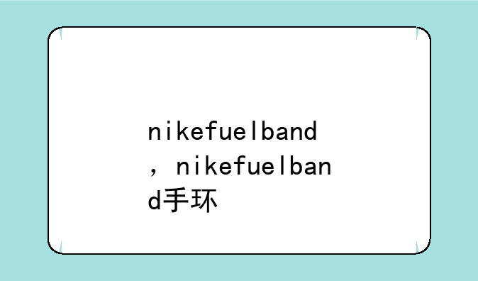 nikefuelband，nikefuelband手环